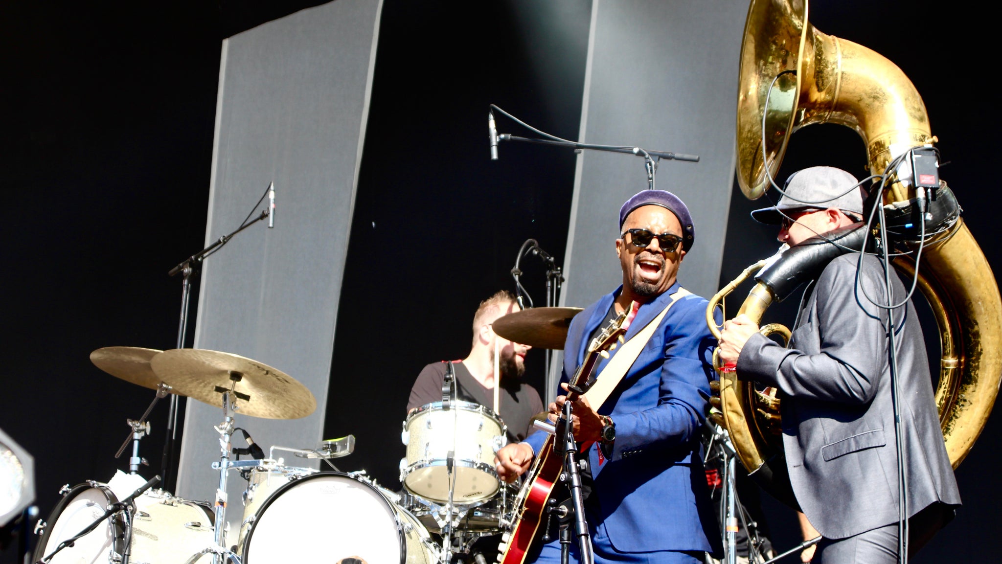 Pascal Danaë a fait voyager le public avec son nouveau groupe, Delgrès.