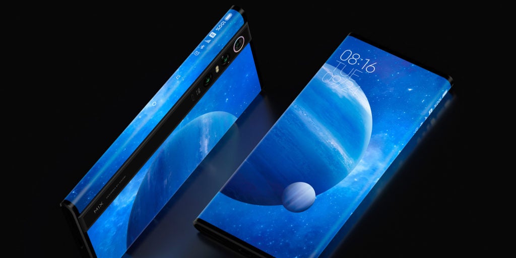Le prototype Mi Mix Alpha, annonciateur d'un smartphone pliant vers l'extérieur ?