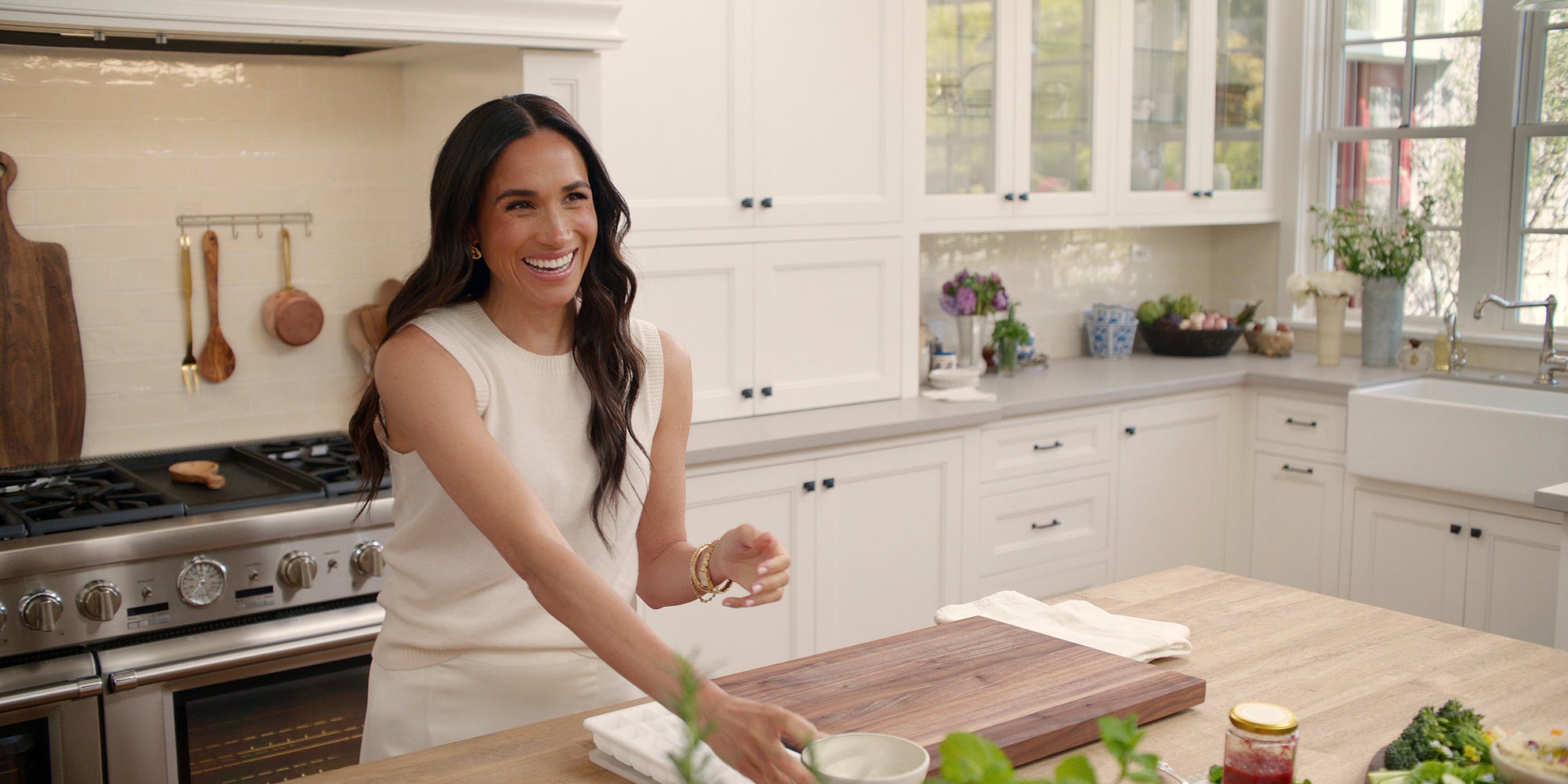 Suivez Meghan Markle, au cœur d'une série lifestyle, "With Love Meghan", disponible sur Netflix. 