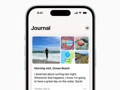 iPhone : tout savoir de l’application Journal, bientôt disponible avec iOS 17.2