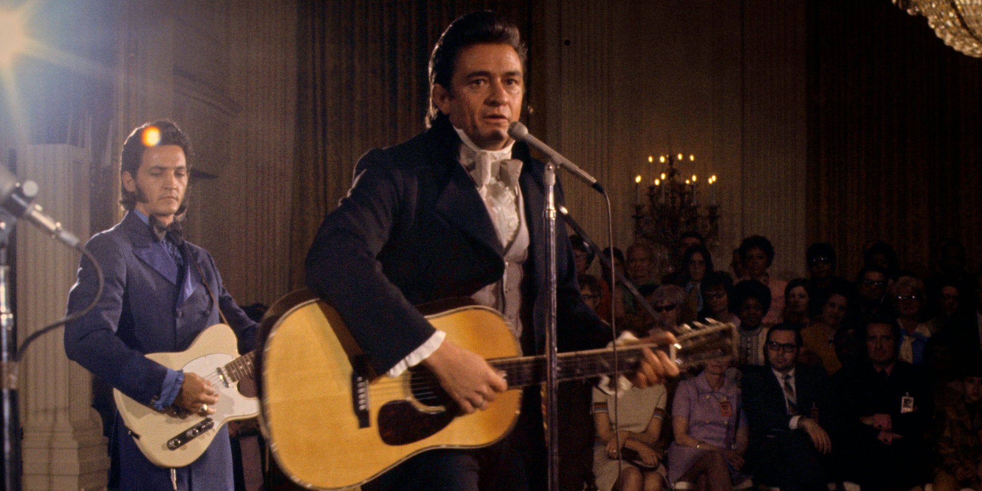 Johnny Cash, invité par Richard Nixon à la Maison-Blanche en 1970, pour un concert qui restera dans les annales...
