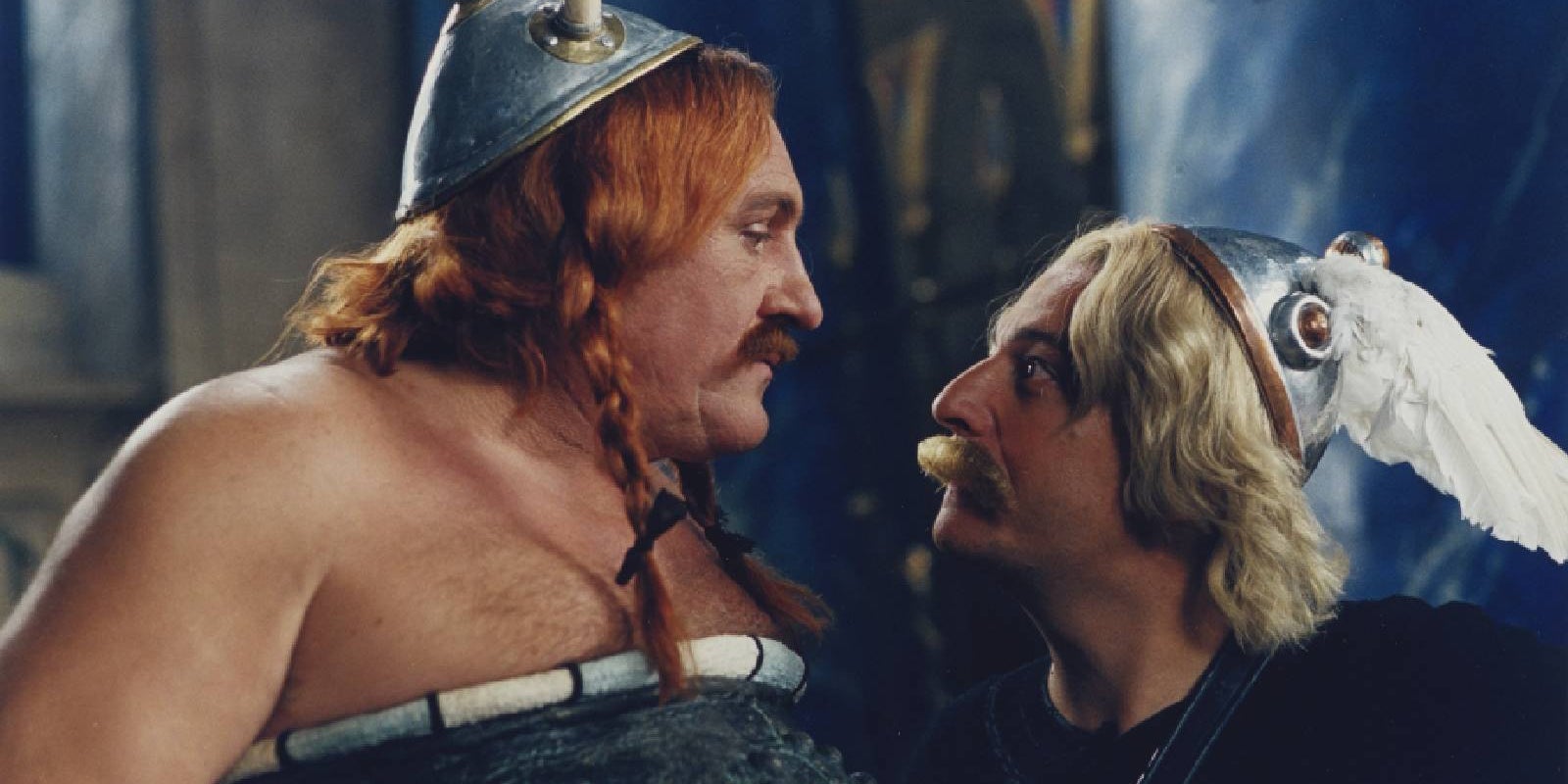  Gérard Depardieu (Obélix) et Christian Clavier (Astérix) dans "Astérix et Obélix : Mission Cléopâtre".
