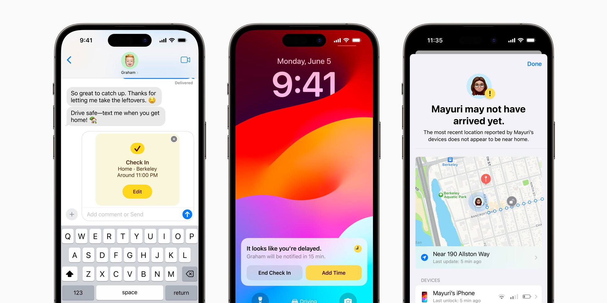 Le mode Check In est l'une des nouvelles fonctionnalités d'iOS 17, présenté le 5 juin dernier à la WWDC.