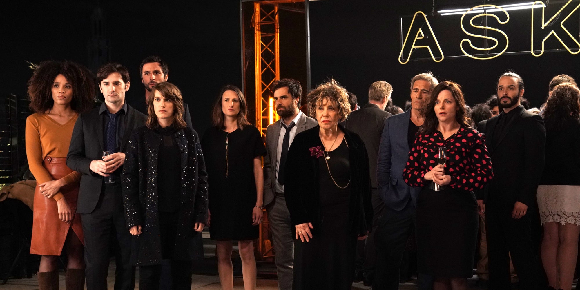 Les membres de l'agence A.S.K. dans la saison 3 de Dix pour cent.