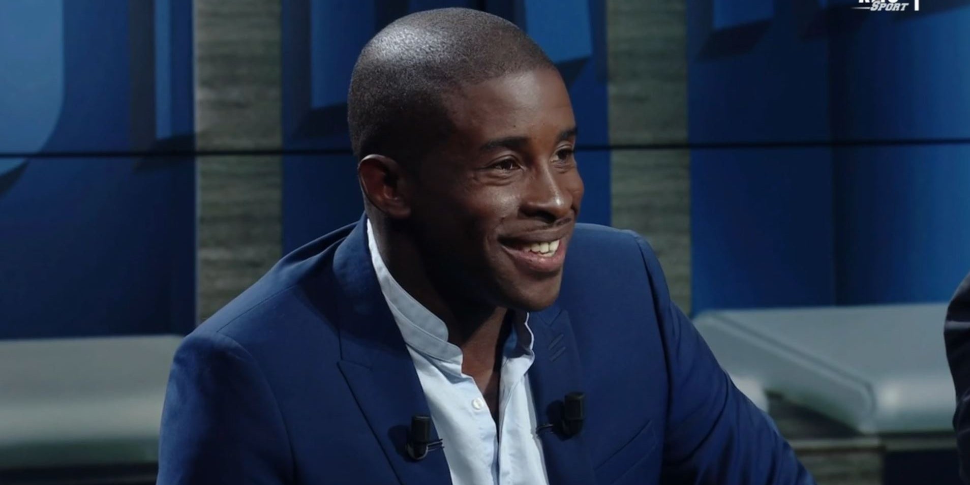 Rio Mavuba lors de l'émission Le Vestiaire sur RMC Sport