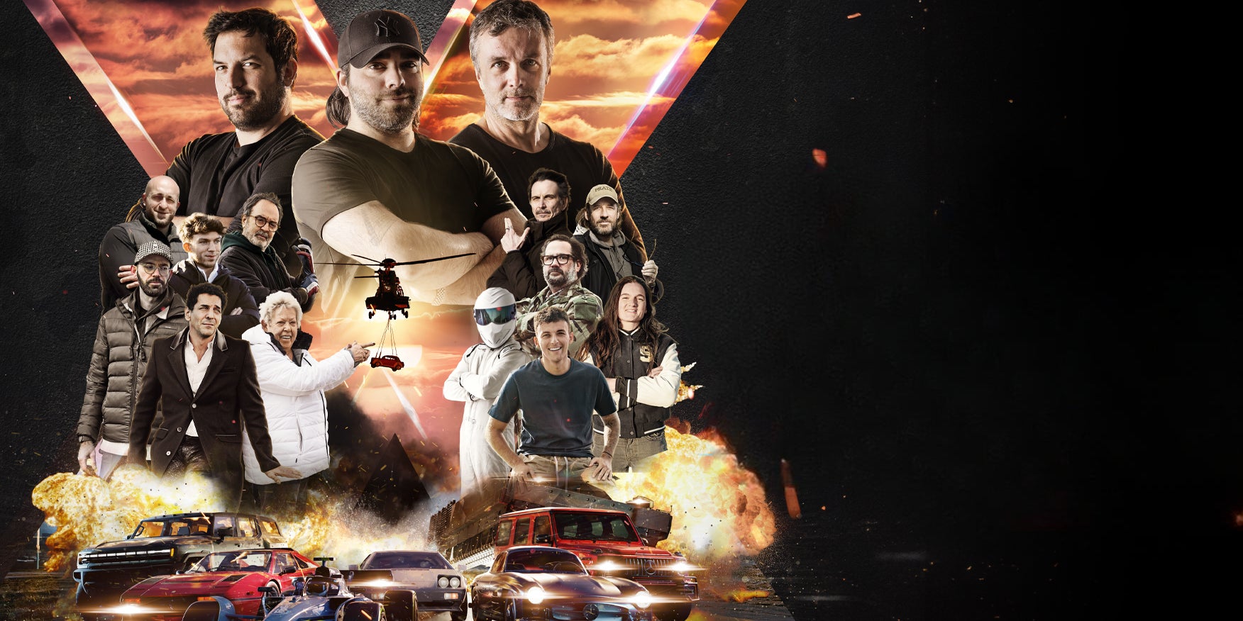 Franck, Akram et POG, le nouveau trio de choc de Top Gear France, saison 10 !