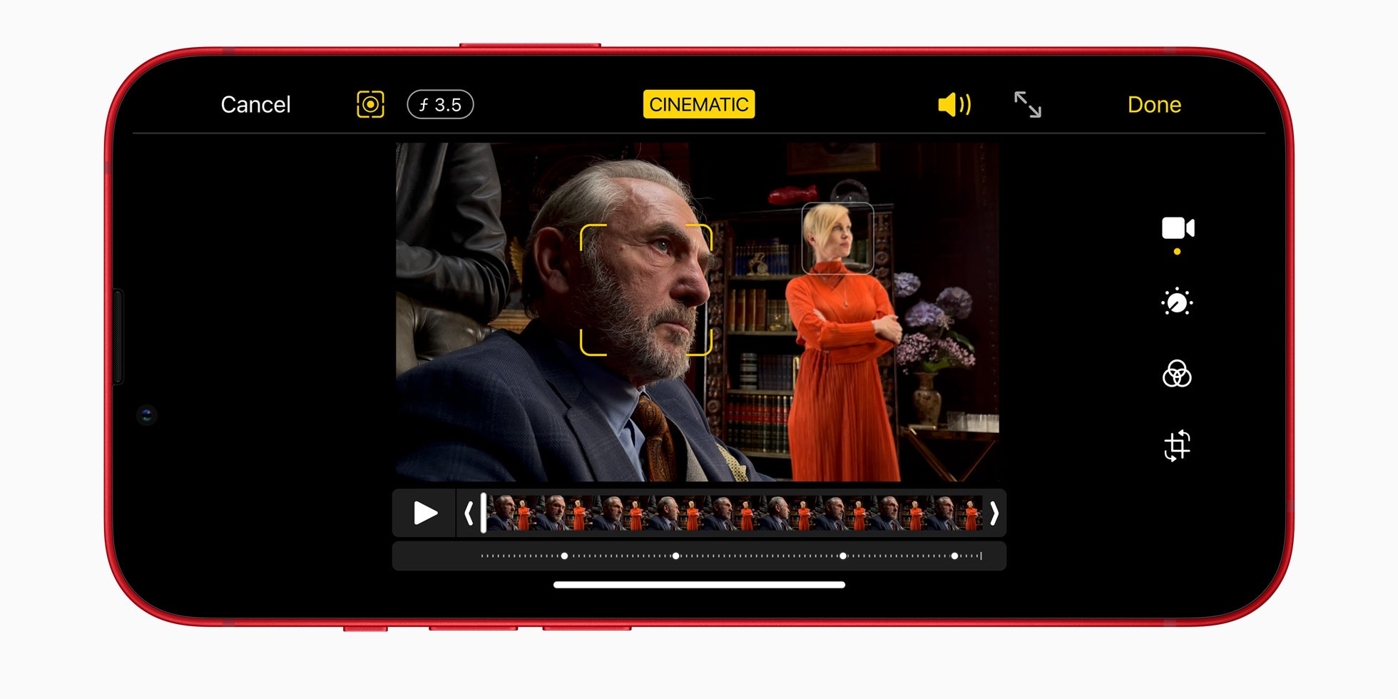 Construisez des séquences dignes du 7ème art avec les effets de profondeur du champ du mode Cinématique sur les iPhone 13.