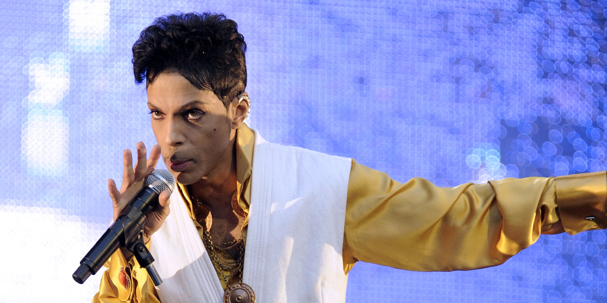 Prince lors de son concert au Stade de France, le 30 juin 2011