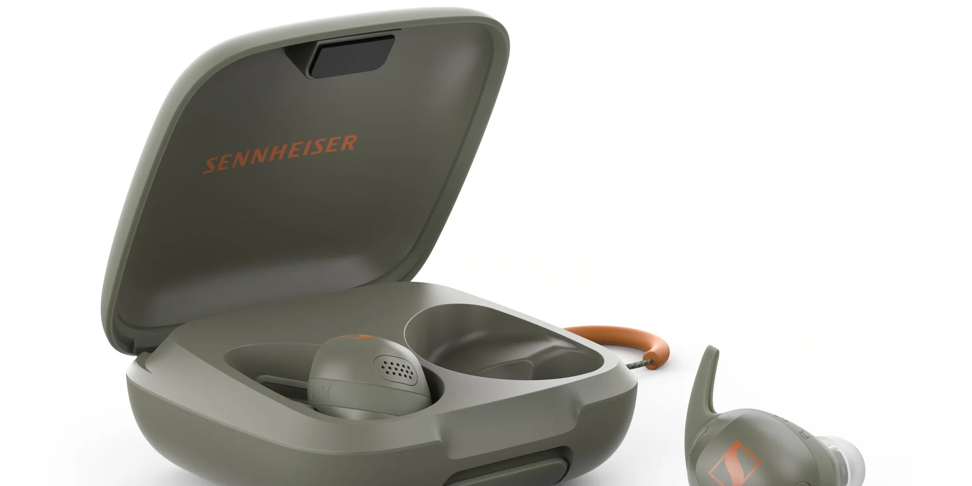 Un aperçu des écouteurs MOMENTUM Sport de Sennheiser, présentés il y a quelques jours au CES 2024. 