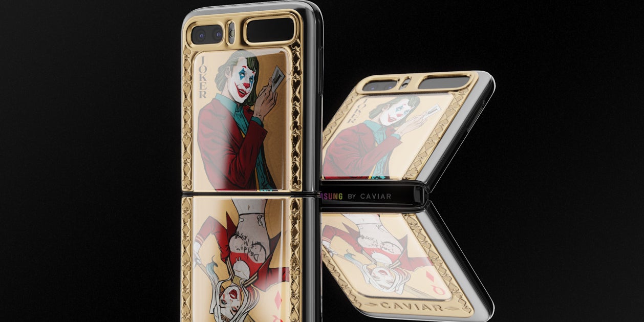 Le Joker et Harley Quinn s'invitent sur le prochain Samsung Galaxy Z Flip dans une édition limitée signée Caviar.