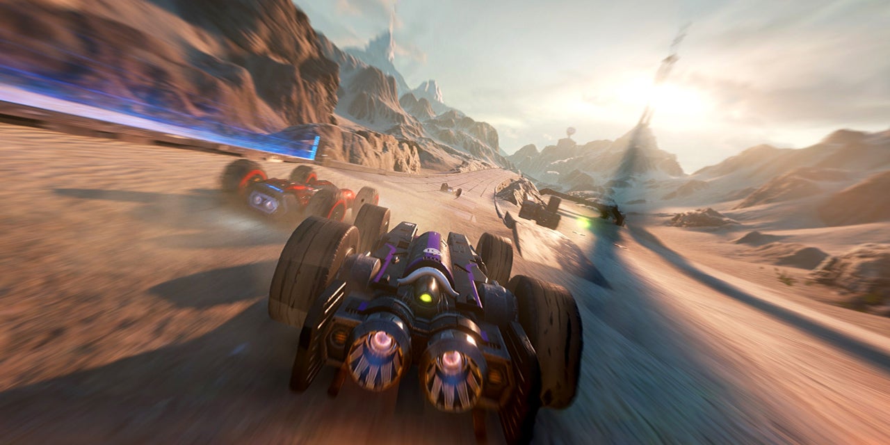 Dans GRIP Combat Racing, il faudra savoir conduire, mais aussi tirer et esquiver