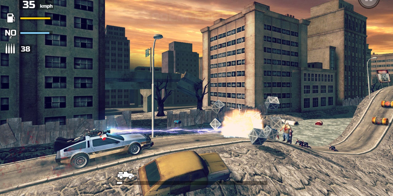 La DeLorean contre les zombies