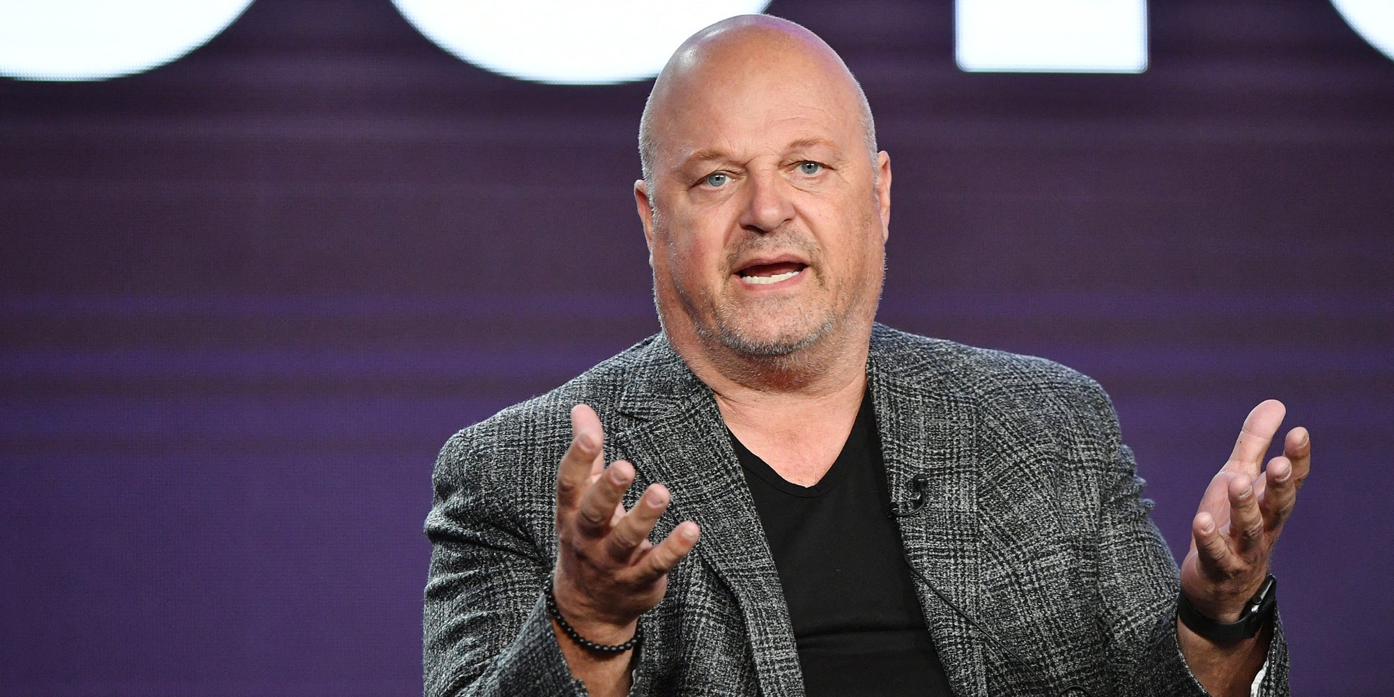 Michael Chiklis présente la série "Coyote" lors du Winter TCA Press Tour à Pasadena, Californie, le 14 janvier 2020.