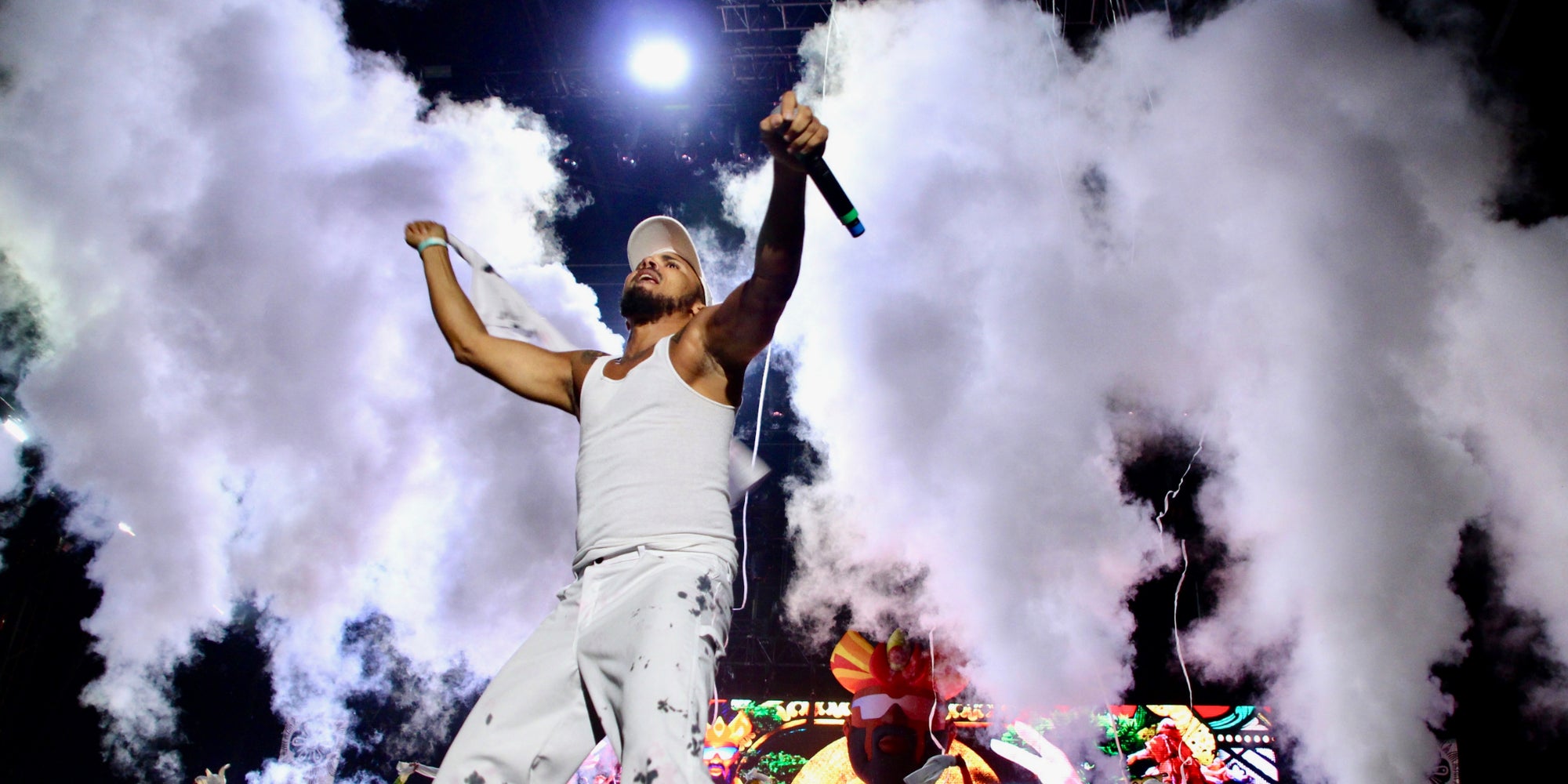 Major Lazer a débarqué sur la Grande Scène avec un son et une mise en scène survoltés pour clôturer la journée.