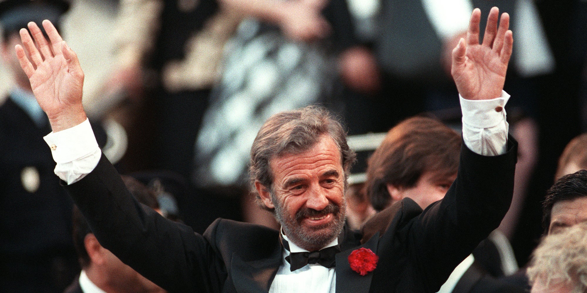 Jean-Paul Belmondo lors du Festival de Cannes, le 26 mai 1988