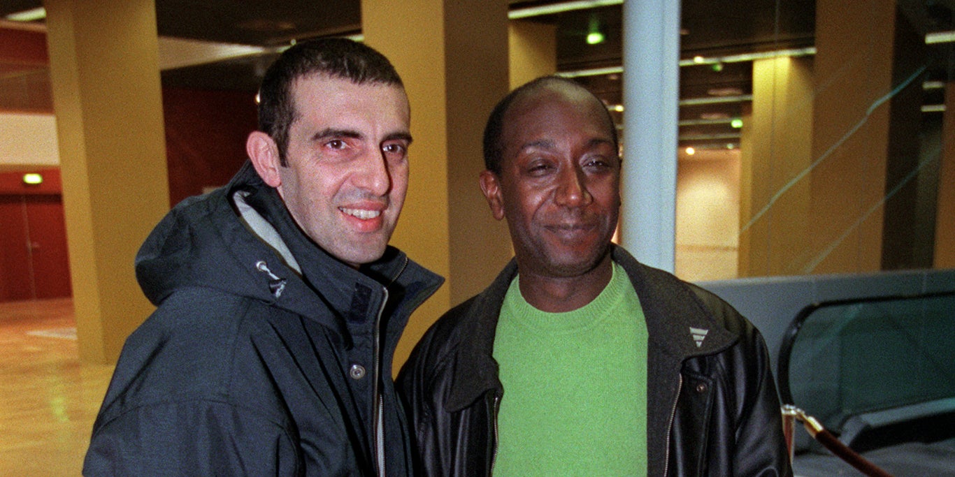 Les animateurs Charly et Lulu lors d'une représentation de Roméo et Juliette en 2001.