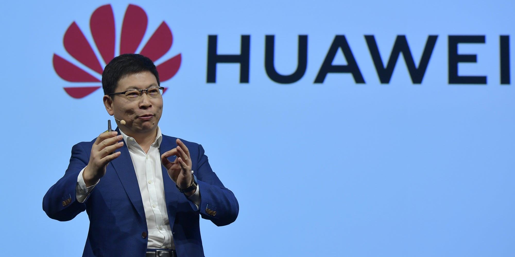 Le PDG de Huawei, Richard Yu, lors du salon IFA organisé à Berlin, le 6 septembre 2019.