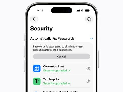 Sécurité : votre iPhone va changer vos mots de passe compromis à votre place