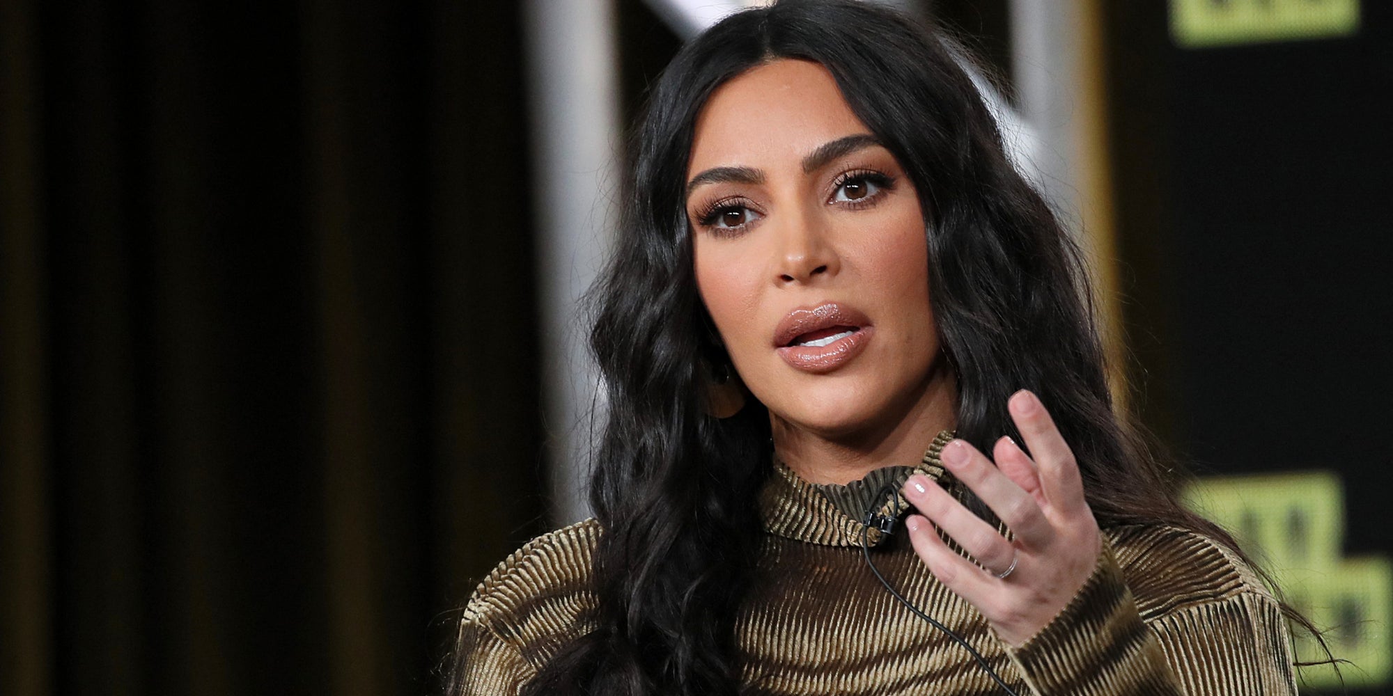 Kim Kardashian durant le 2020 Winter TCA Tour à Pasadena, en Californie, le 18 janvier 2020. 