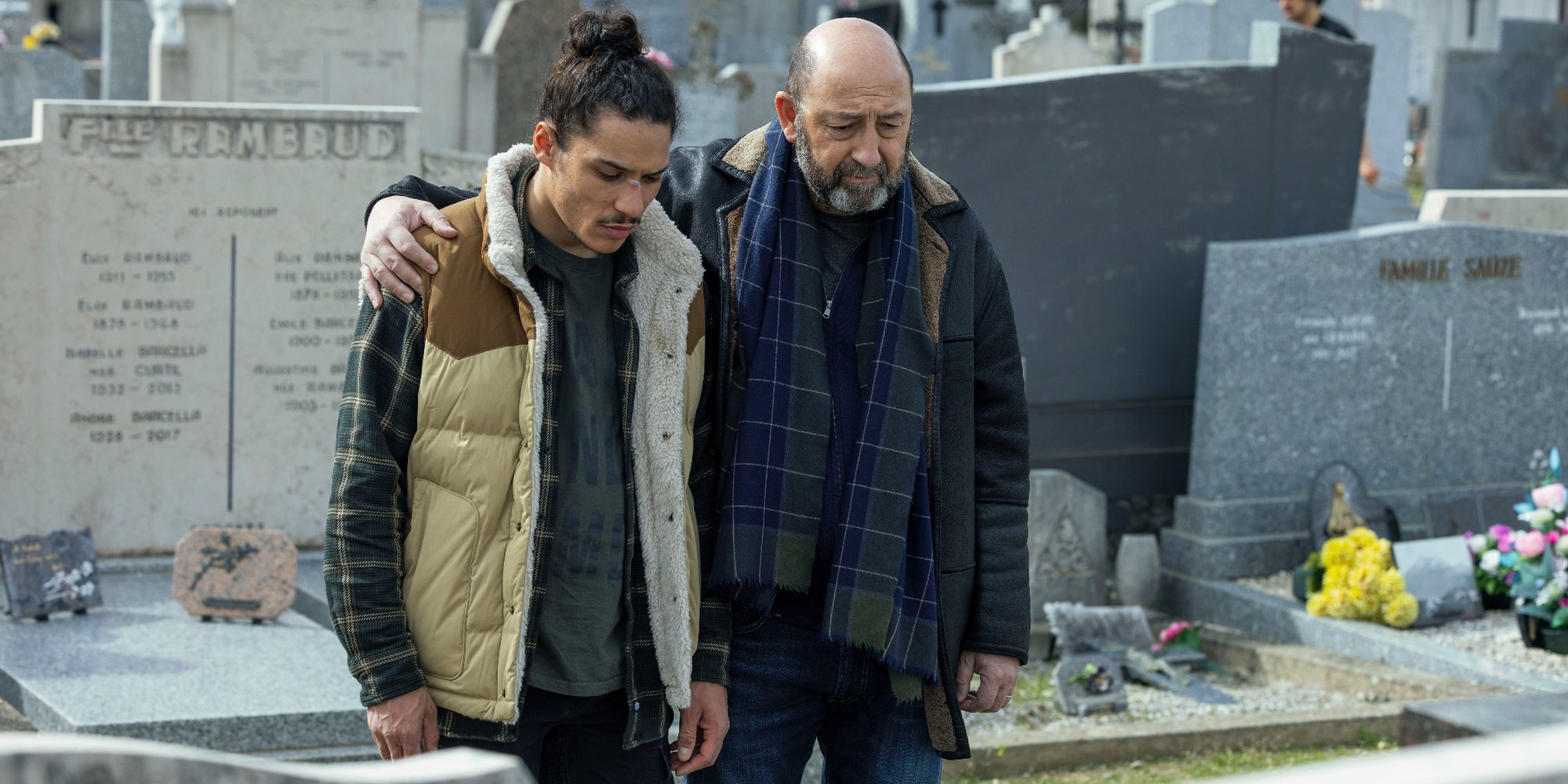 Hatik et Kad Merad dans la série ''Anthracite'', à voir sur Netflix.