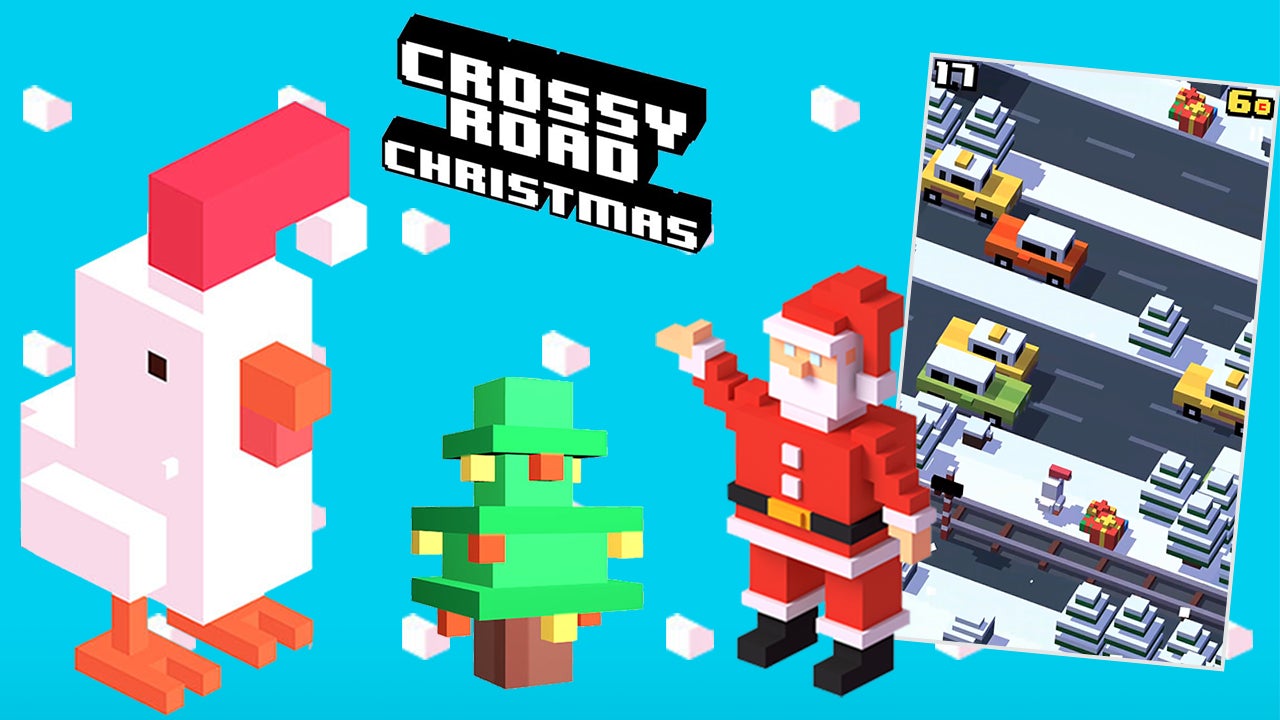 Aidez le Père Noël à traverser la route et redoublez d'ingéniosité pour éviter les obstacles 