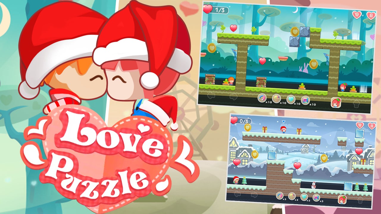 Aidez les deux personnages à se retrouver et célébrer la Saint-Valentin ensemble 