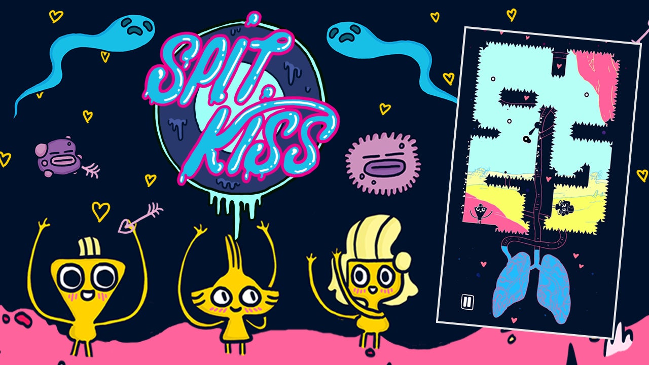 Découvrez l'univers des Spitkissers et tentez de réussir chaque niveau de ce jeu de plateforme