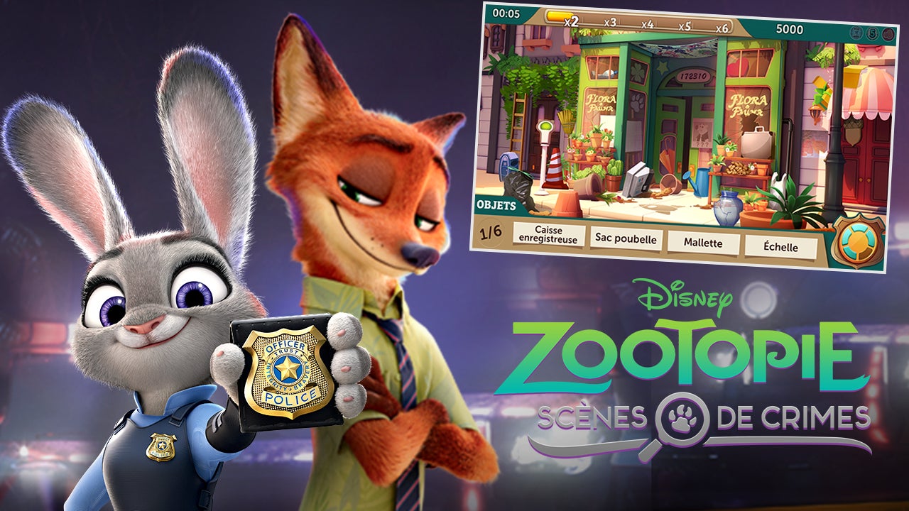 Mettez-vous dans la vie d'un inspecteur de Zootopie et résolvez les différents crimes qui ont eu lieu dans la ville.