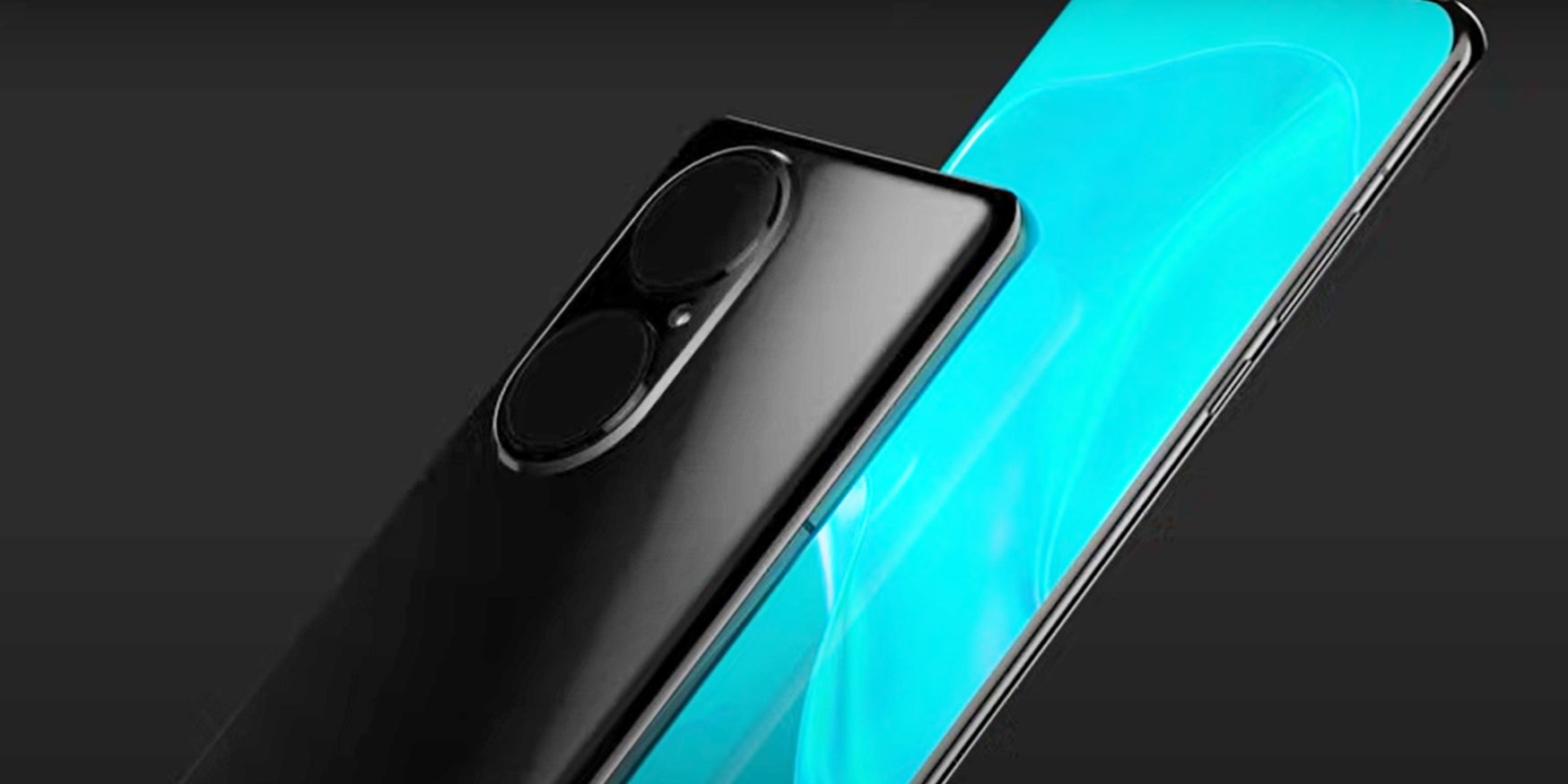 Un site a imaginé le design du futur Huawei P50 Pro (image non officielle)