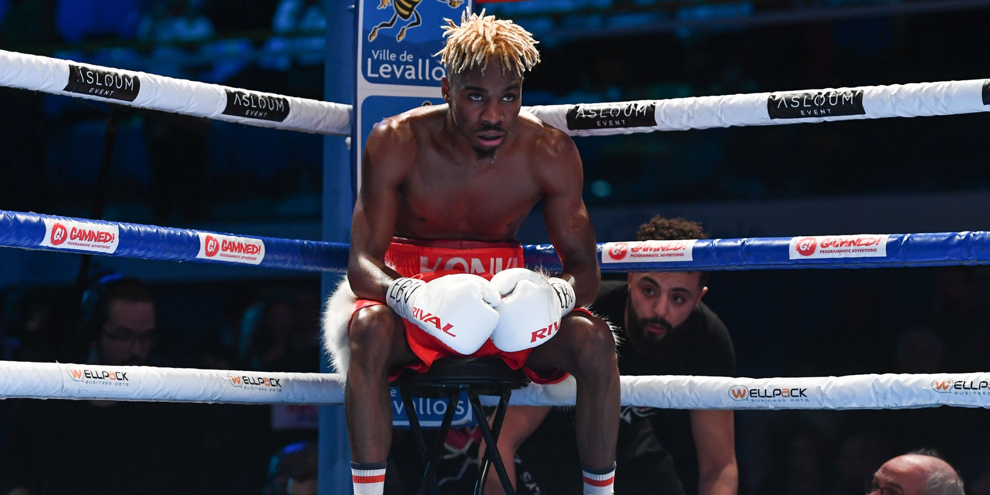 Elie Konki lors de la soirée No Limit, épisode XI à Levallois