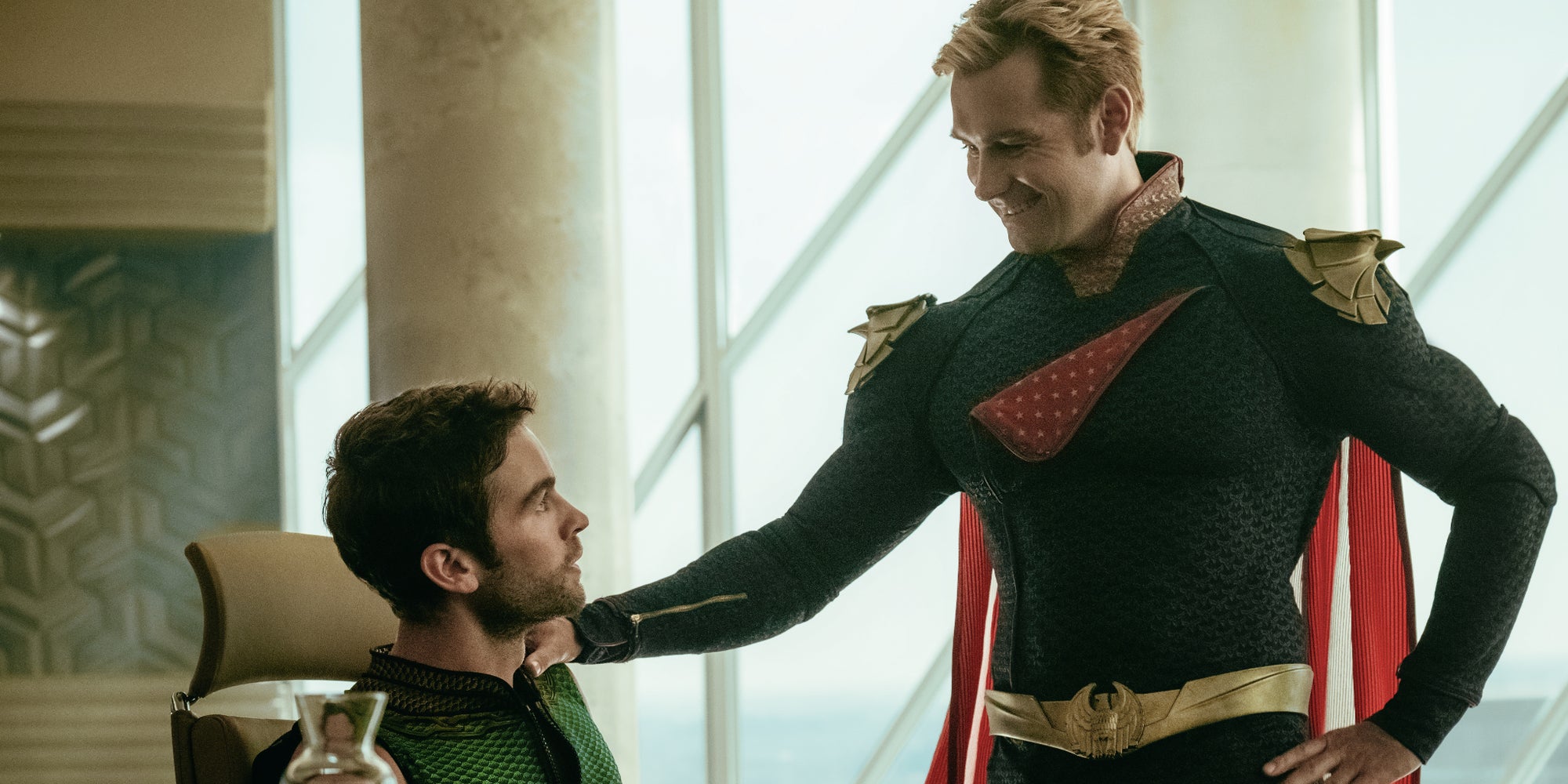 The Deep (Chace Crawford) et Homelander aka le Protecteur (Antony Starr) seront bientôt de retour dans la saison 2 de "The Boys".