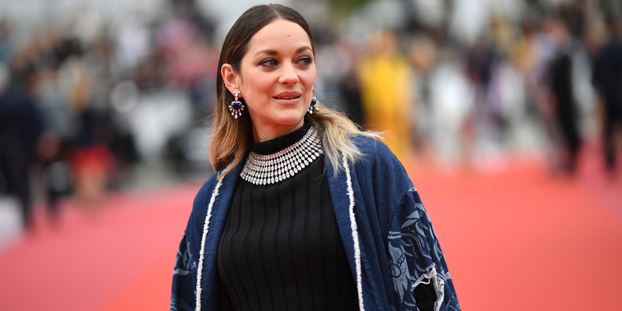 Marion Cotillard lors de la montée des marches pour "Matthias et Maxime", le 22 mai 2019 au Festival de Cannes 