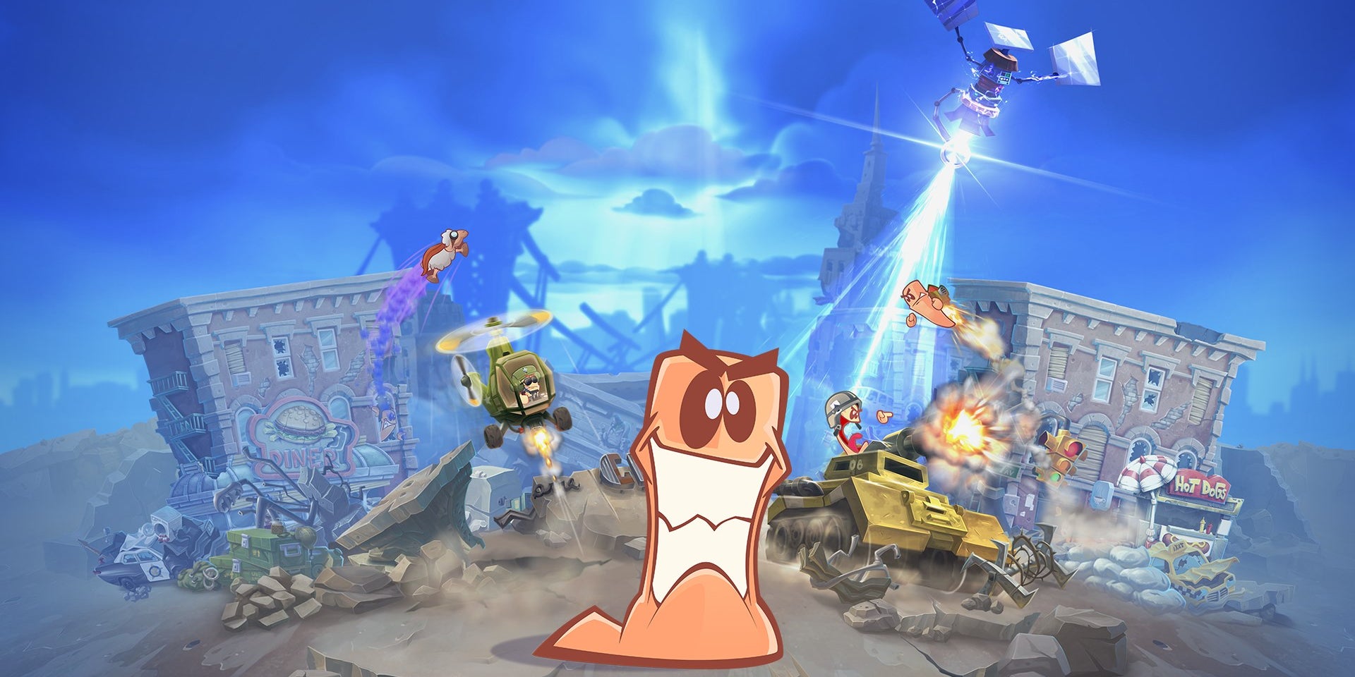 Le jeu vidéo Worms W.M.D. est disponible sur SFR Gaming