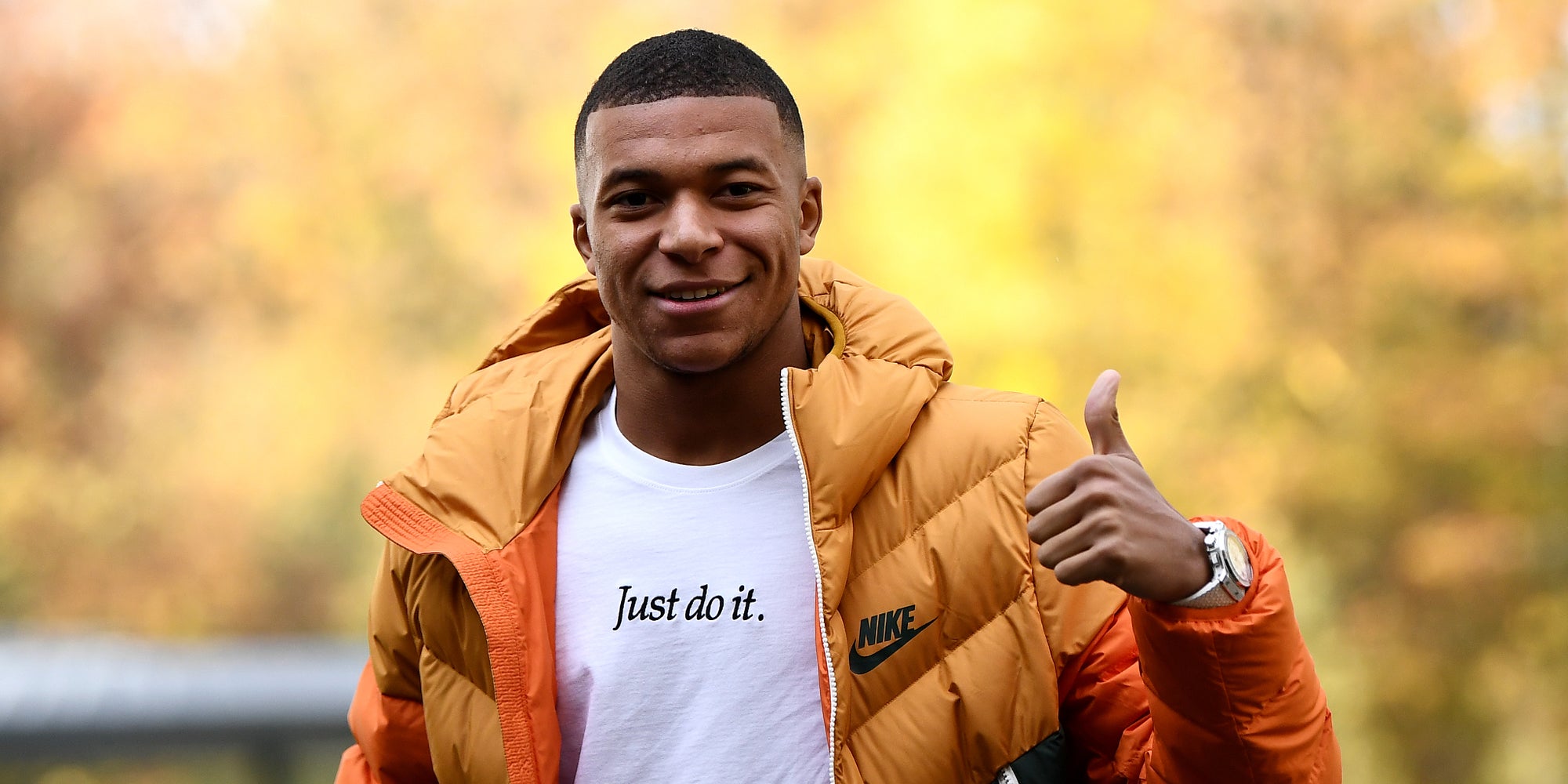 Kylian Mbappé à Clairefontaine en novembre 2019.