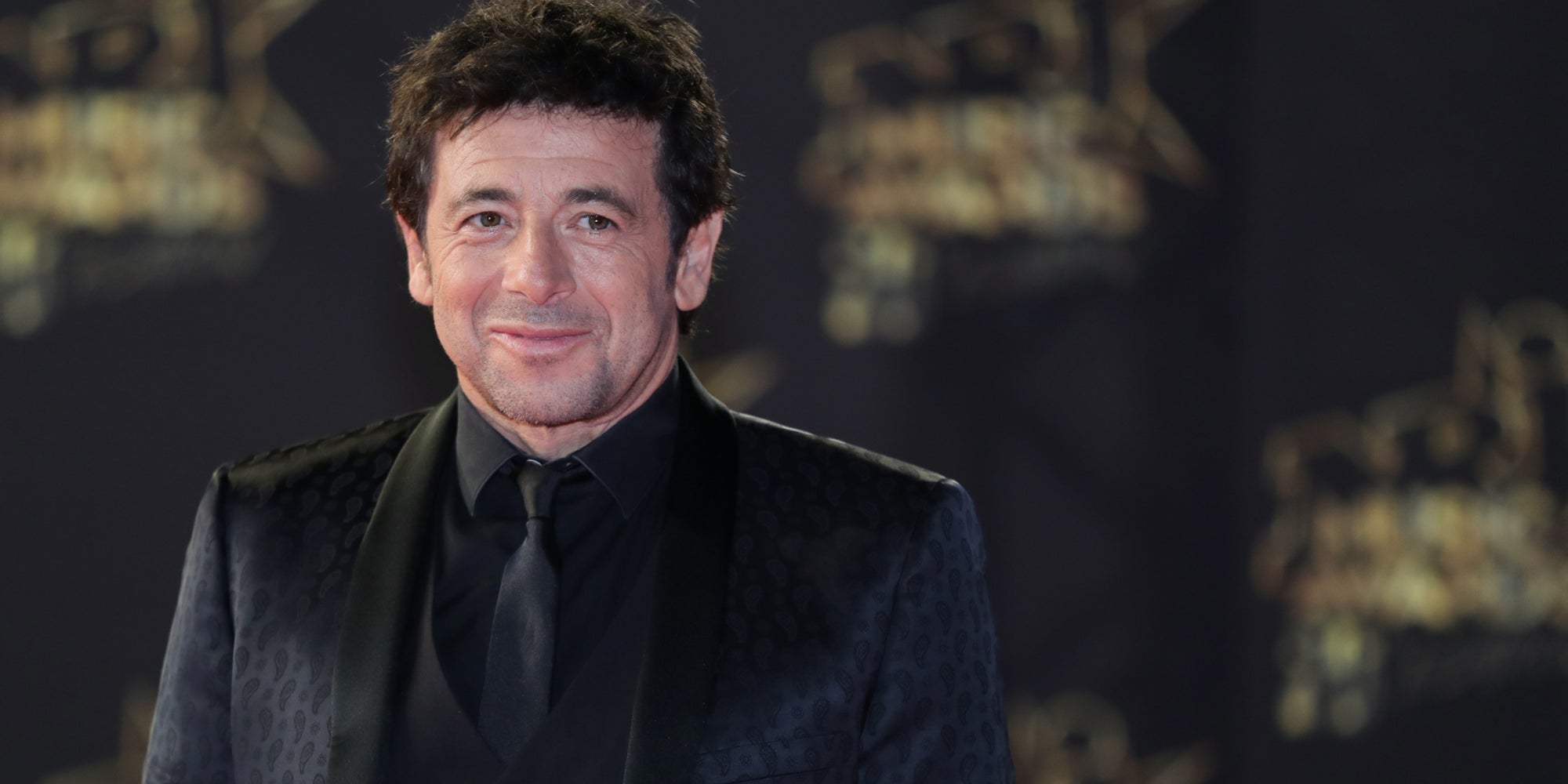 Patrick Bruel sur le tapis rouge des NRJ Music Awards à Cannes, le 10 novembre 2018.