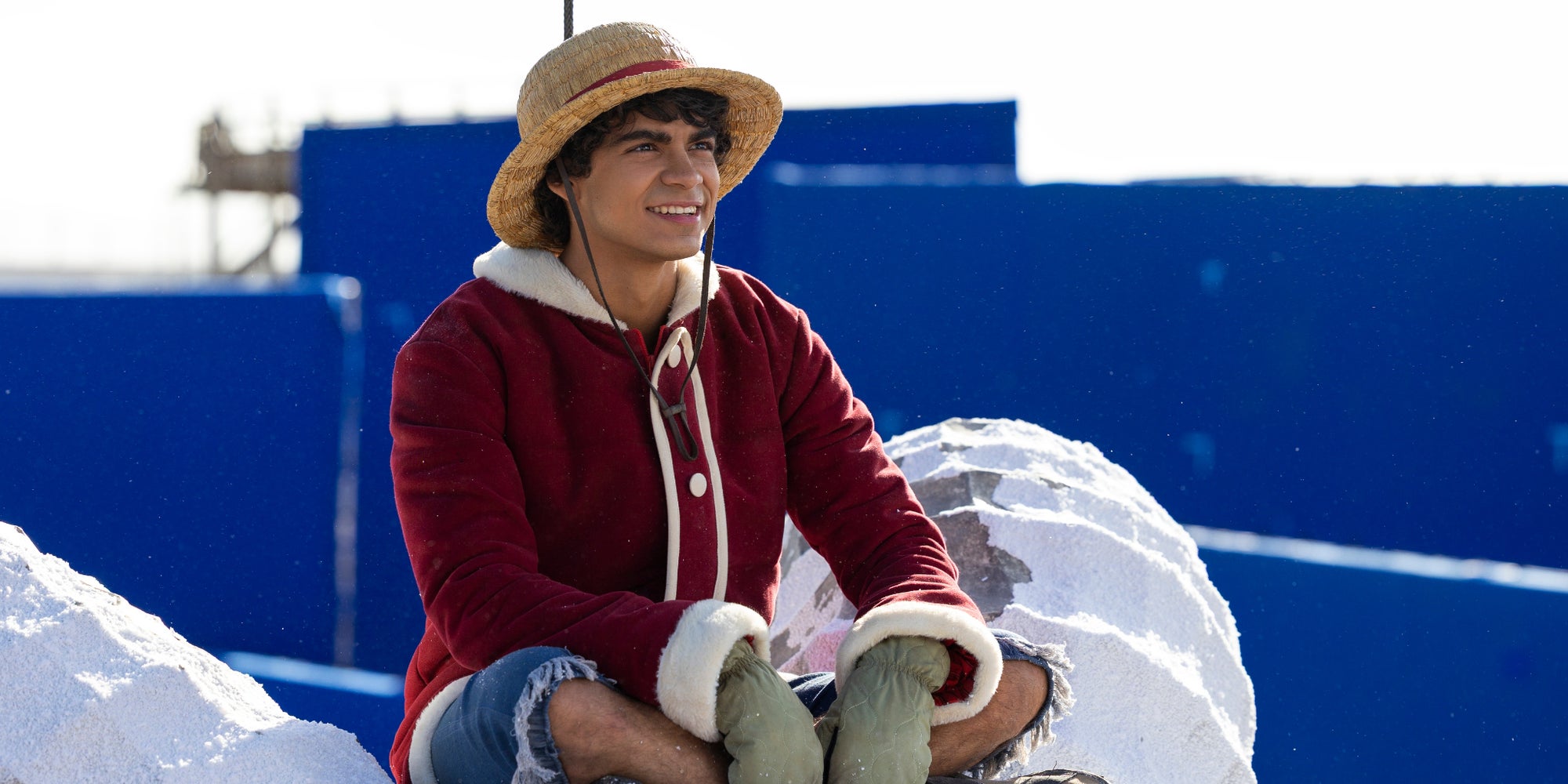 L'acteur Iñaki Godoy (Luffy) dans la saison 2 de ''One Piece''.