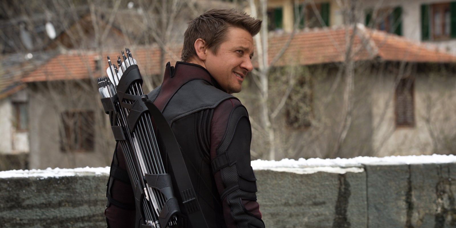 Hawekeye (Jeremy Renner) dans le film Avengers : l'ère d'Ultron