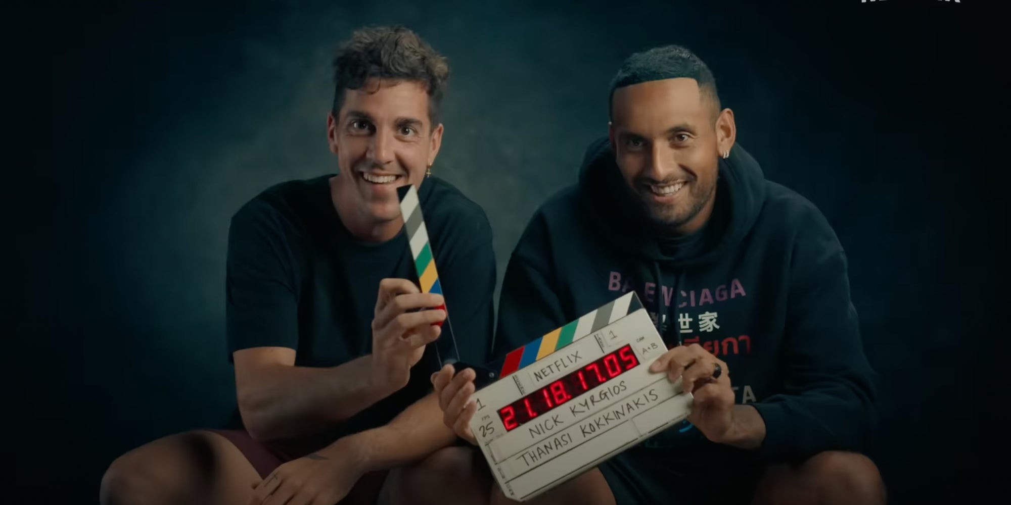 Thanasi Kokkinakis et Nick Kyrgios dans la série-documentaire "Break Point".