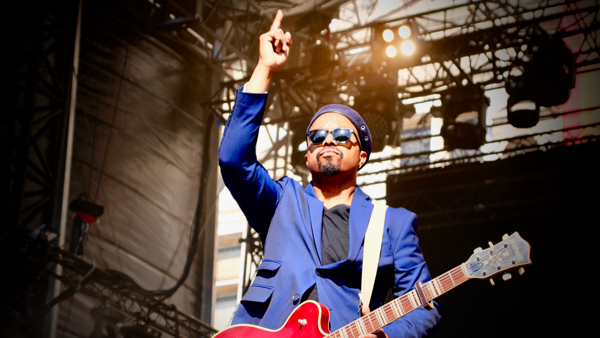 Pascal Danaë, leader du groupe Delgrès.