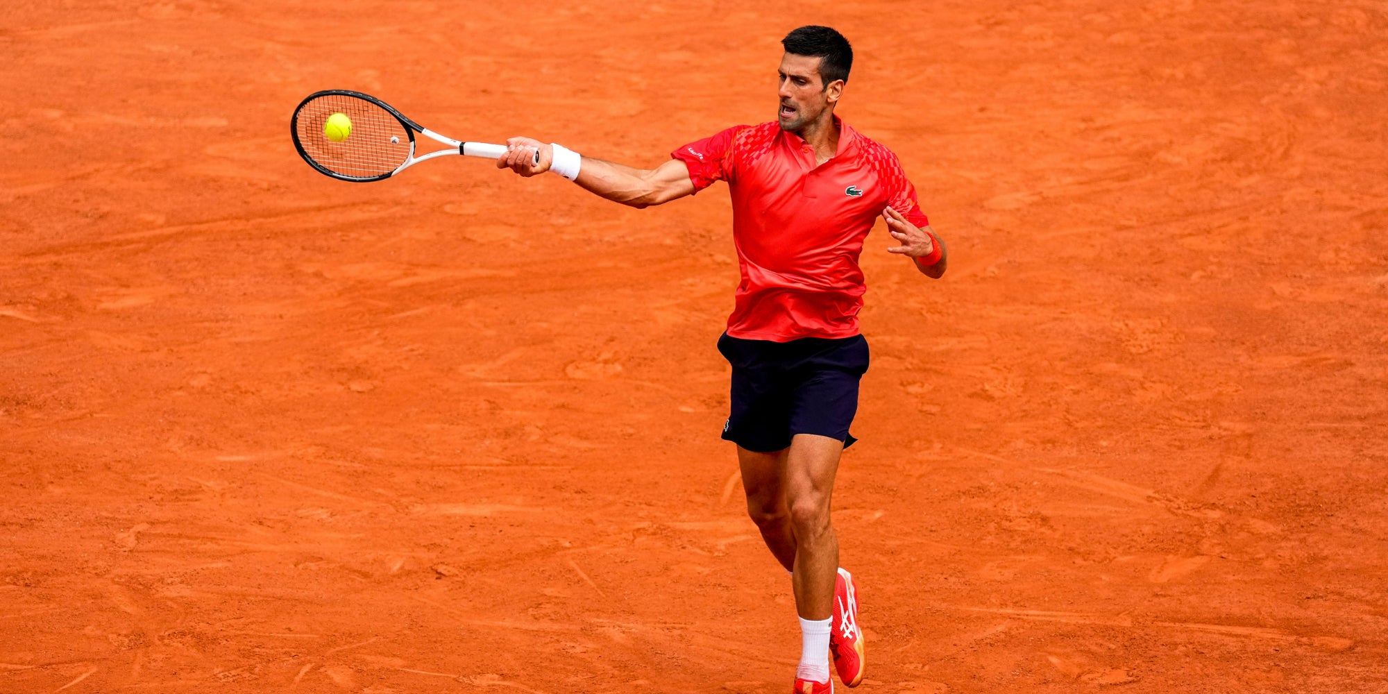 Novak Djokovic lors de la finale de Roland-Garros, le 11 juin 2023 à Paris.