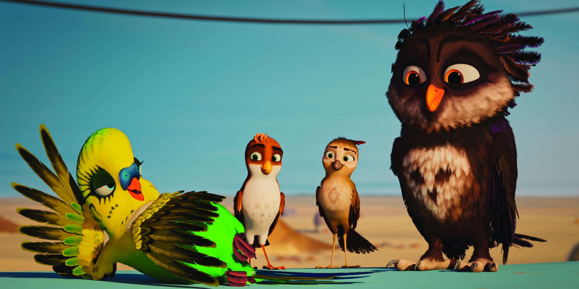 Retrouvez le moineau Ricky et ses amis, Kiki, Samia et Olga dans "Les Aventures de Ricky" sur OCS Max pour Noël. 