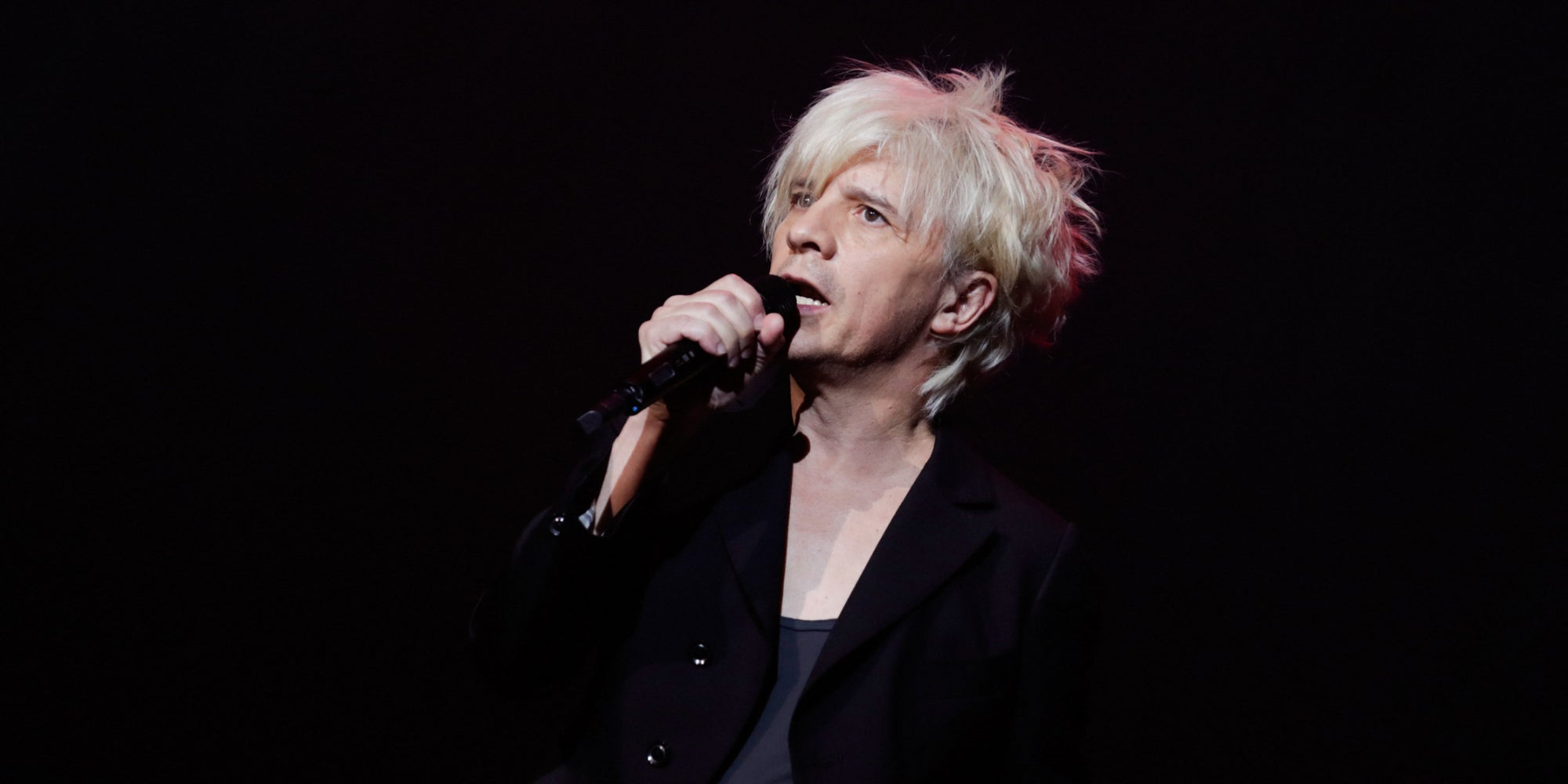 Nicolas Sirkis du groupe Indochine lors de la cérémonie des Grands Prix de la SACEM le 10 décembre 2018 à la salle Pleyel de Paris.