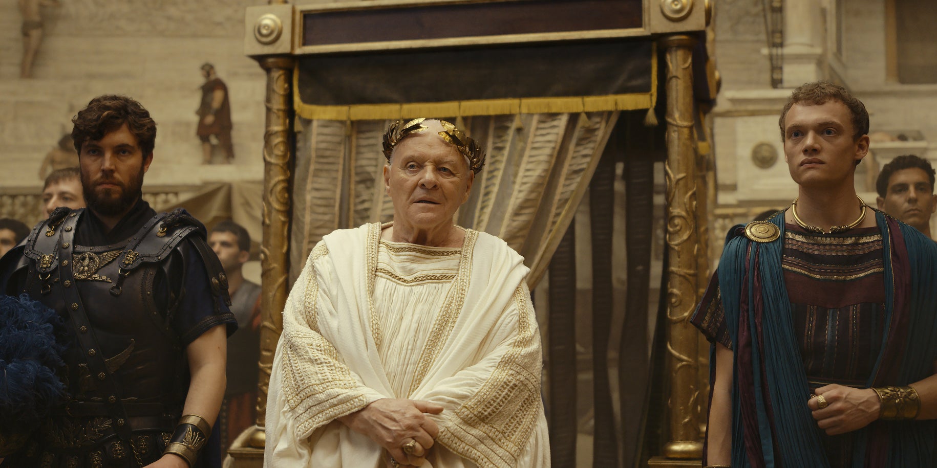 Anthony Hopkins interprète l'Empereur dans "Those About to Die" sur Prime Video