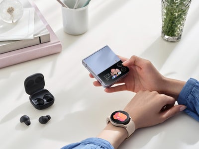 Des photos et vidéos améliorées grâce aux Galaxy Buds2 Pro et Galaxy Watch Series
