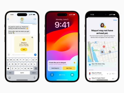 Check In : l'iPhone avertira automatiquement vos proches que vous êtes bien rentré chez vous