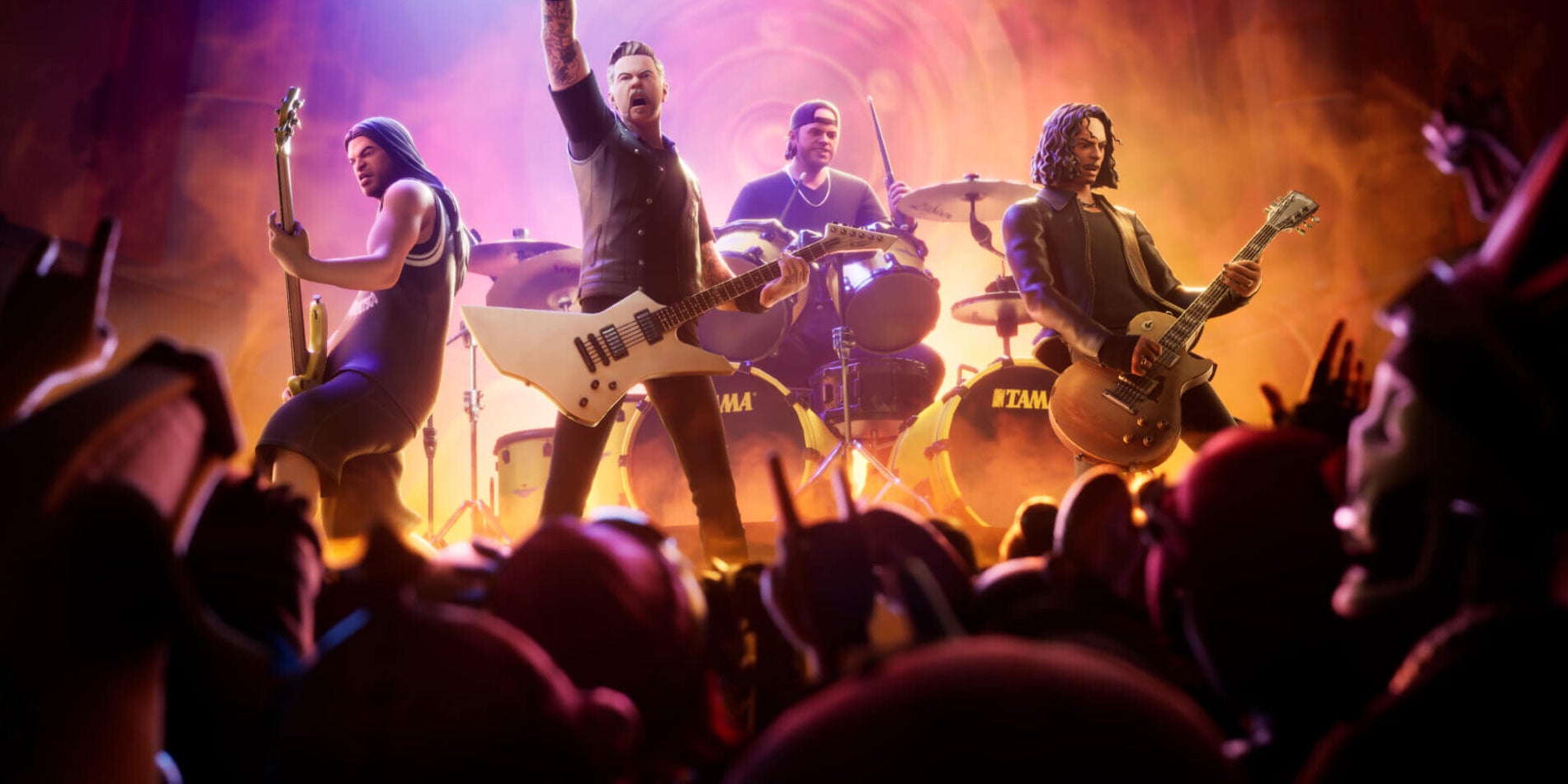 Après Lady Gaga, Eminem ou The Weeknd, c'est au tour de Metallica de s'illustrer sur Fortnite.