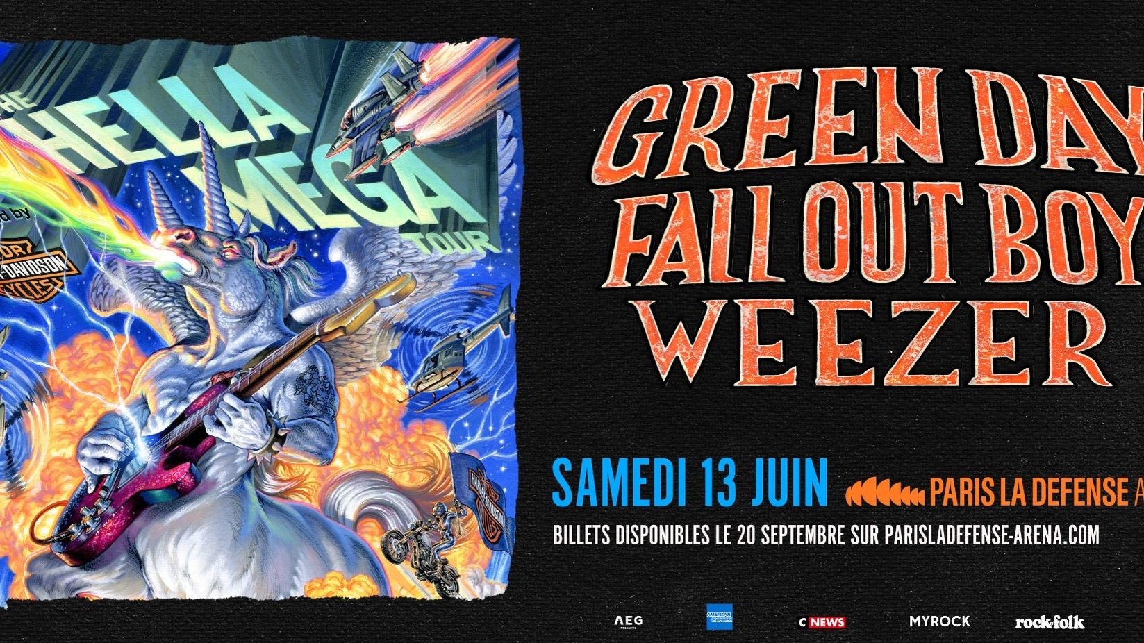 Une affiche toute en sobriété, pour une soirée qui ne le sera pas moins