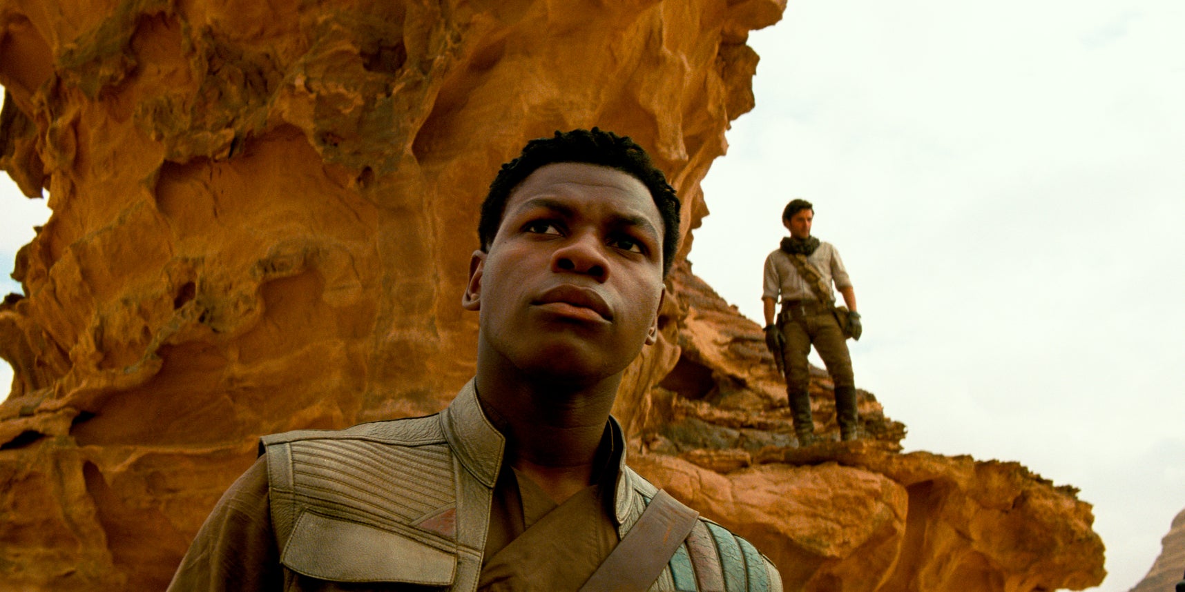 Finn (John Boyega) et Poe (Oscar Isaac) dans "Star Wars : L'Ascension de Skywalker".