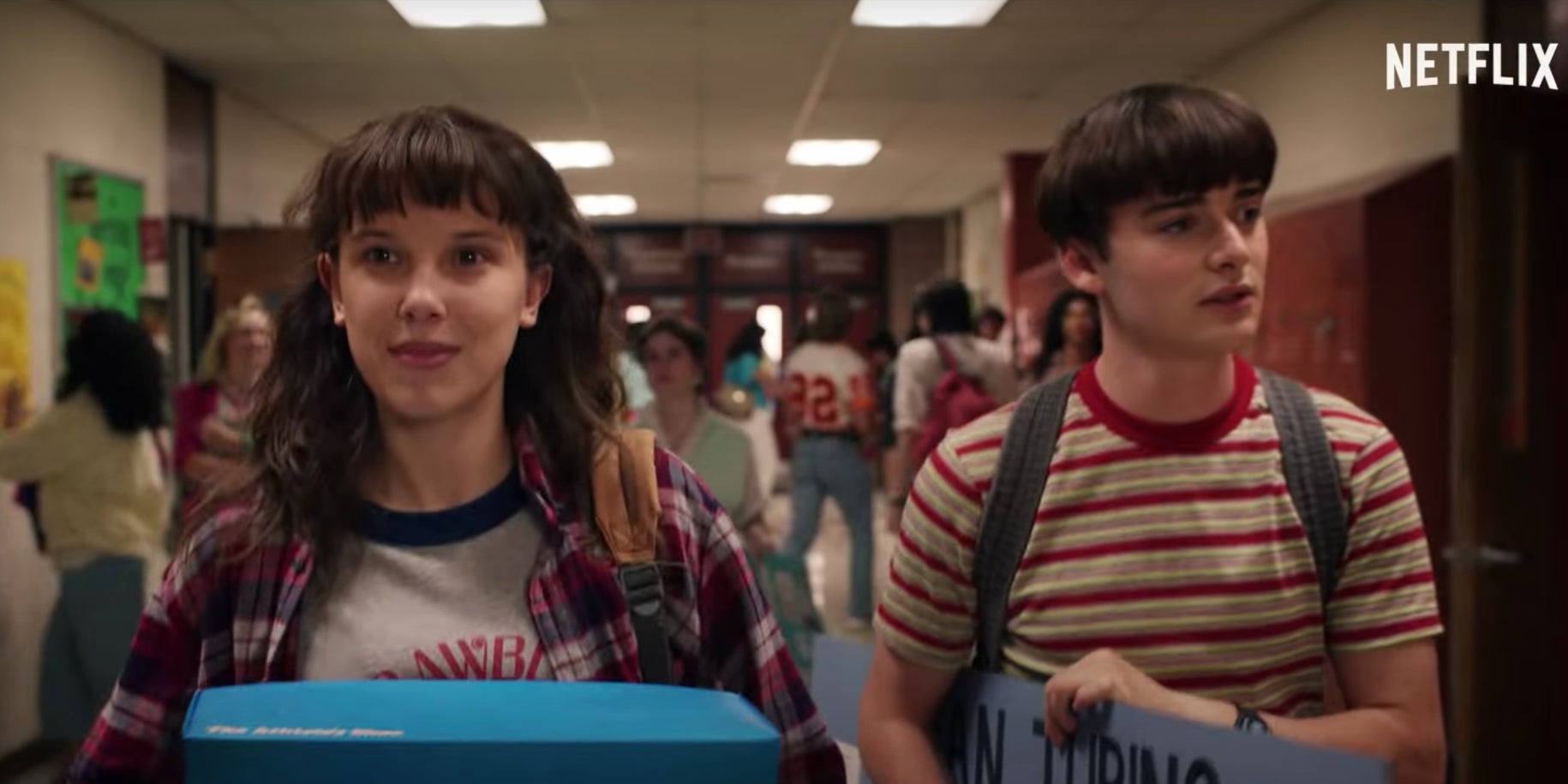 Eleven et Will, installés en Californie dans la saison 4 de "Stranger Things".