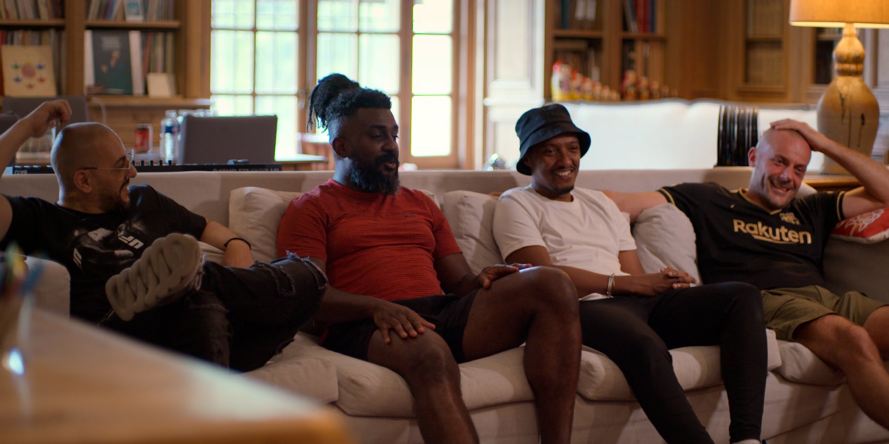 Soprano entouré de ses acolytes de toujours, Mej, Djamali et Mateo.